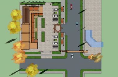 Sketchup商业模型|低层会所，现代风格-BIM建筑网