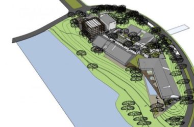 Sketchup商业模型|低层万科会所，现代风格-BIM建筑网