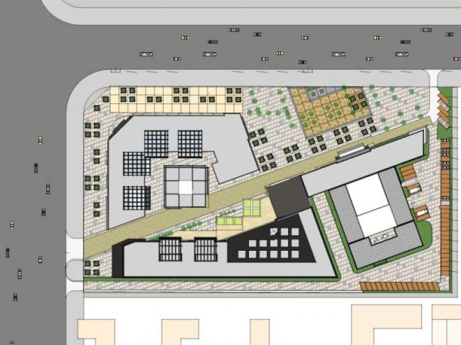 Sketchup商业模型|低层会所，现代风格