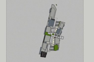Sketchup商业模型|多层商业步行街，现代风格-BIM建筑网