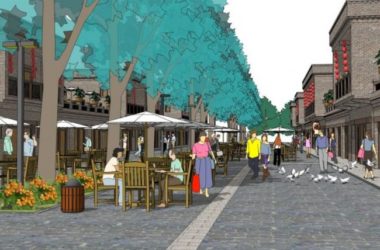 Sketchup景观模型|商业景观，现代风格-BIM建筑网