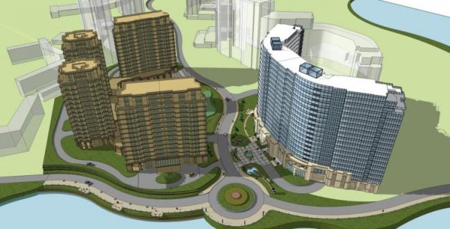 Sketchup景观模型|商业景观，住宅景观，现代风格