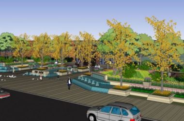 Sketchup景观模型|商业景观，现代风格-BIM建筑网