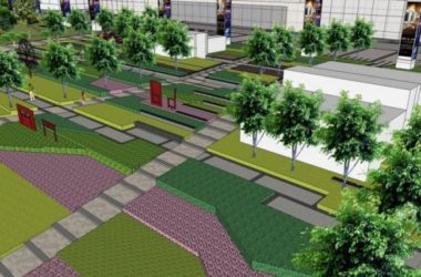 Sketchup景观模型|商业景观，现代风格-BIM建筑网