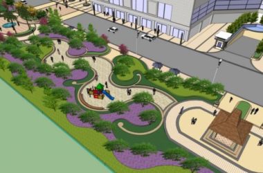 Sketchup景观模型|商业景观，住宅景观，现代风格-BIM建筑网