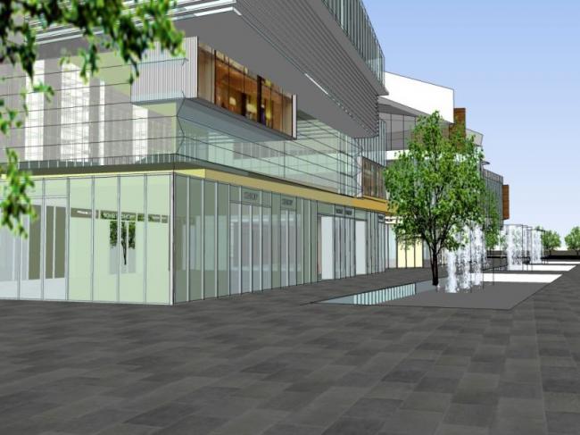 Sketchup商业模型|多层购物中心，现代风格