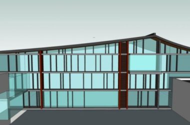 Sketchup商业模型|低层会所，现代中式风格-BIM建筑网