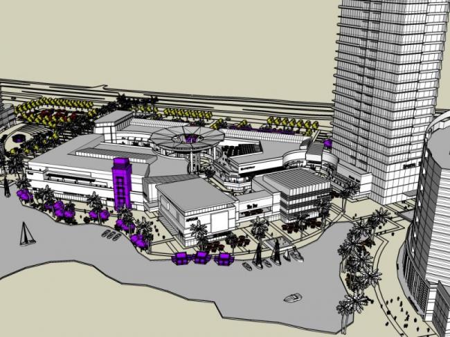 Sketchup综合体模型|超高层商业综合体，酒店，办公，住宅，现代风格