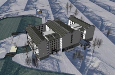 Sketchup酒店模型|多层旅馆建筑，现代中式风格-BIM建筑网