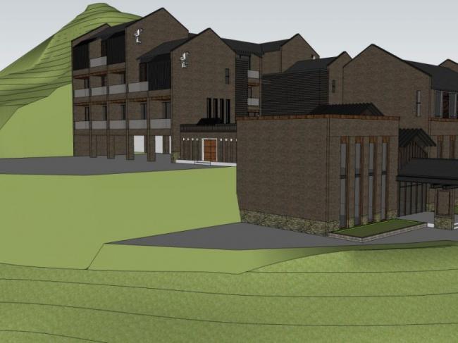 Sketchup商业模型|多层会所，现代风格