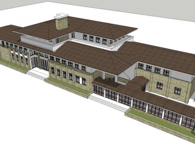Sketchup商业模型|多层会所，现代风格