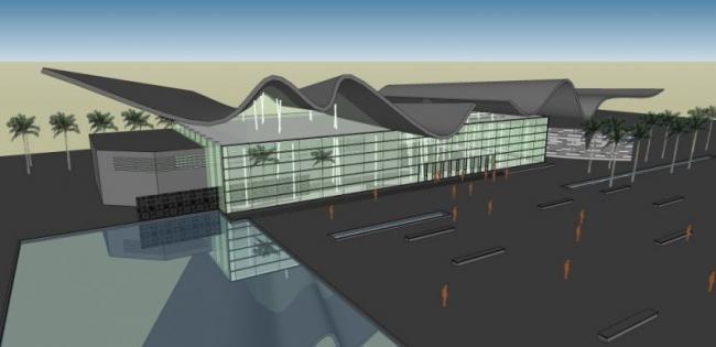 Sketchup商业模型|多层会所，现代风格