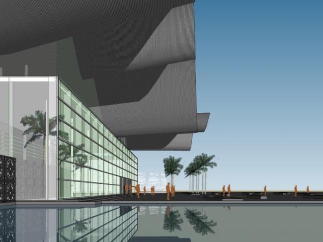 Sketchup商业模型|多层会所，现代风格