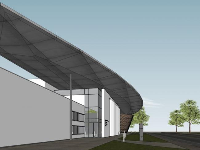 Sketchup文化模型|多层音乐馆，文化建筑，现代风格