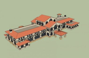 Sketchup商业模型|多层会所，古典风格-BIM建筑网