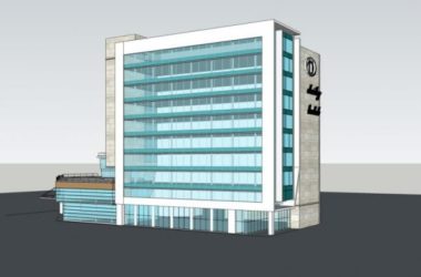 Sketchup综合体模型|多高层商业综合体，办公，酒店，现代风格-BIM建筑网