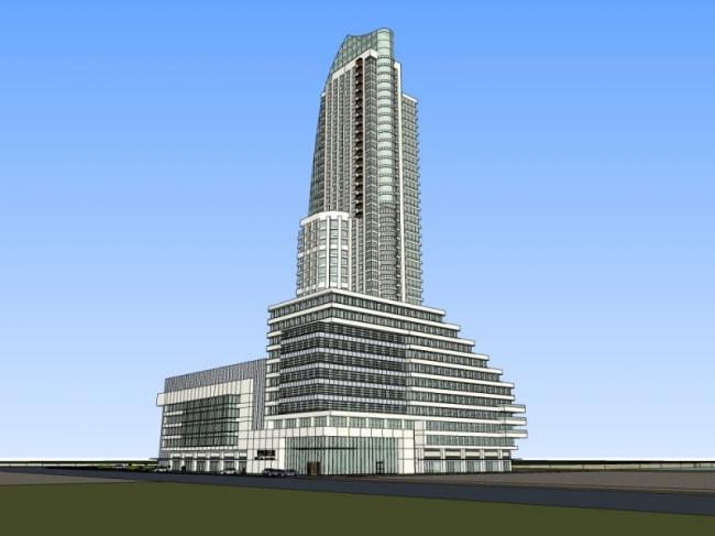 Sketchup酒店模型|超高层酒店，现代风格