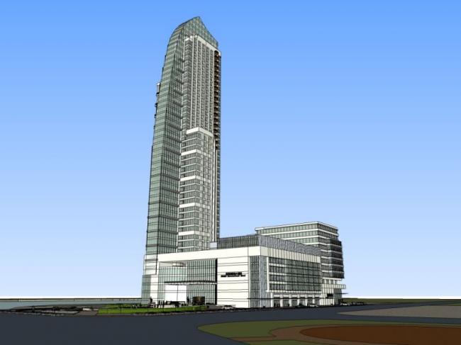 Sketchup酒店模型|超高层酒店，现代风格
