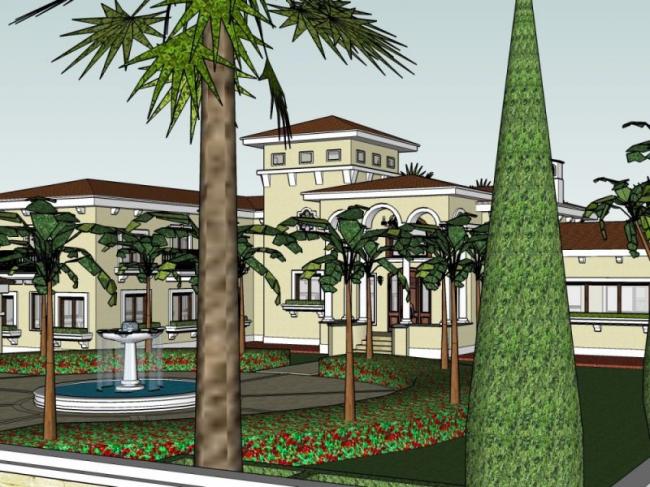 Sketchup商业模型|多层会所，现代风格