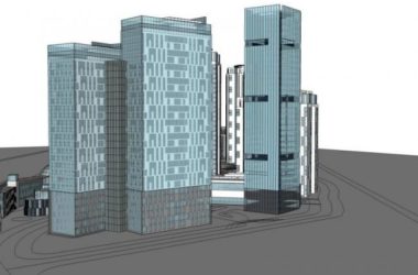 Sketchup综合体模型|超高层城市综合体，商业，住宅，办公，酒店，现代风格-BIM建筑网