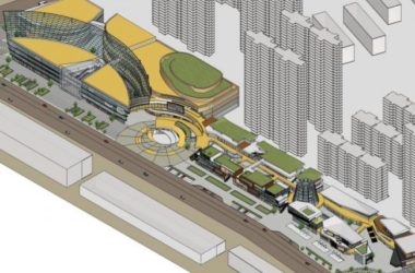 Sketchup商业模型|多层商业步行街，现代风格-BIM建筑网