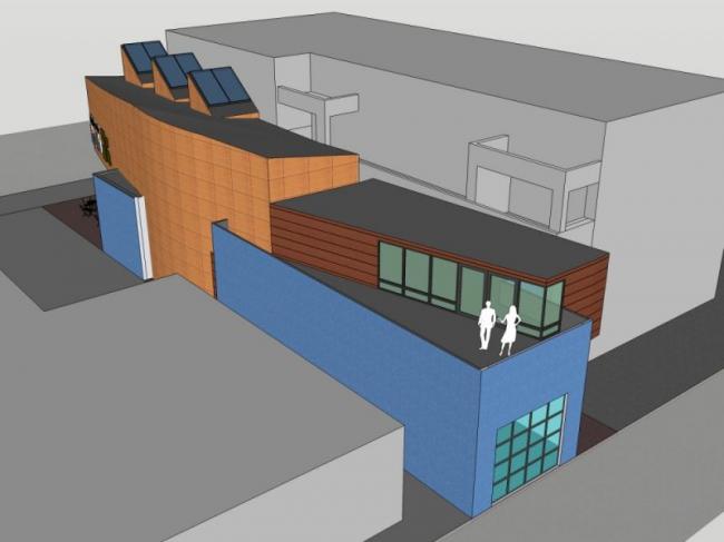 Sketchup商业模型|多层商场建筑，现代风格