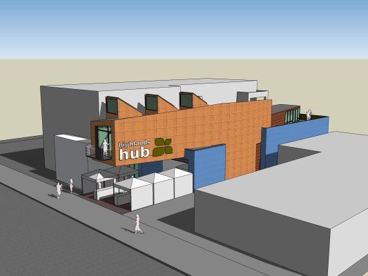 Sketchup商业模型|多层商场建筑，现代风格