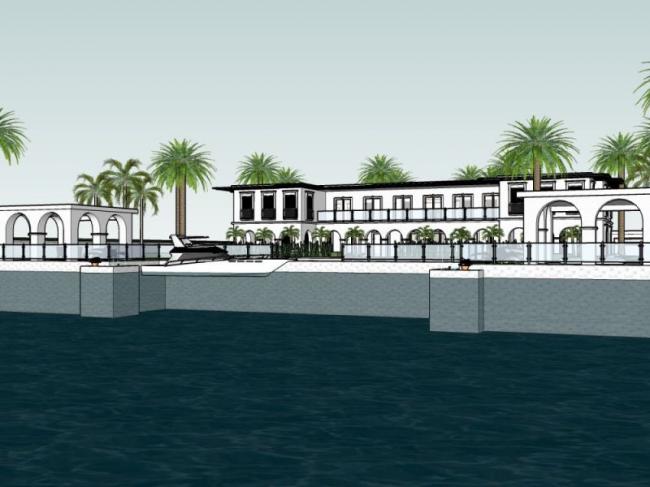 Sketchup商业模型|低层会所，现代风格