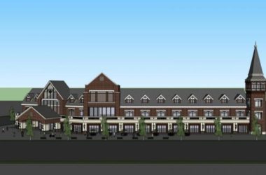 Sketchup商业模型|多层商业步行街，英式风格-BIM建筑网