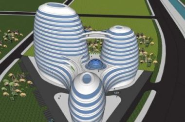 Sketchup酒店模型|高层酒店，现代风格-BIM建筑网