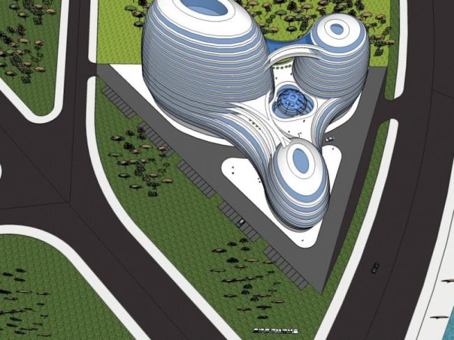 Sketchup酒店模型|高层酒店，现代风格