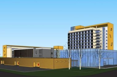 Sketchup酒店模型|多高层酒店，现代风格-BIM建筑网