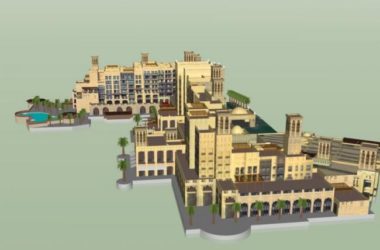 Sketchup酒店模型|多层酒店，古典风格-BIM建筑网