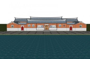 Sketchup古建筑模型|多层闽南建筑，古建筑，中式风格-BIM建筑网