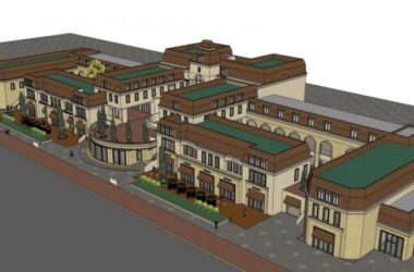 Sketchup商业模型|多层商业，古典风格-BIM建筑网