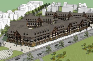 Sketchup住宅模型|多层住宅，底层商业，古典风格-BIM建筑网