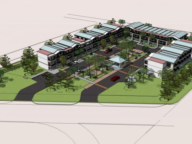 Sketchup住宅模型|多层住宅，现代风格