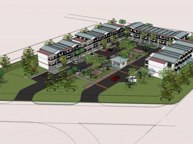 Sketchup住宅模型|多层住宅，现代风格