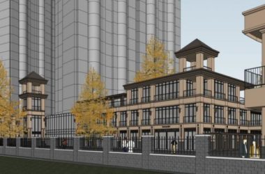 Sketchup商业模型|多层商业街，古典风格-BIM建筑网