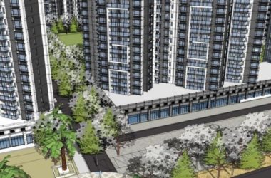 Sketchup住宅模型|高层住宅小区，现代风格-BIM建筑网