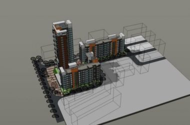Sketchup住宅模型|高层住宅小区，现代风格-BIM建筑网
