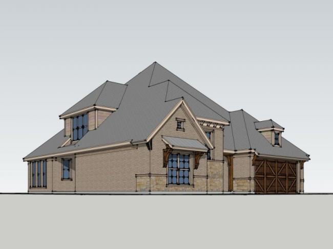 Sketchup住宅模型|低层住宅，现代风格