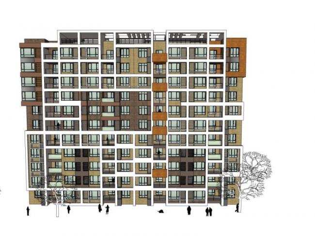 Sketchup住宅模型|高层住宅，现代风格