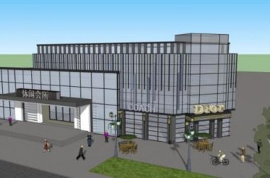 Sketchup商业模型|多层会所，现代风格-BIM建筑网