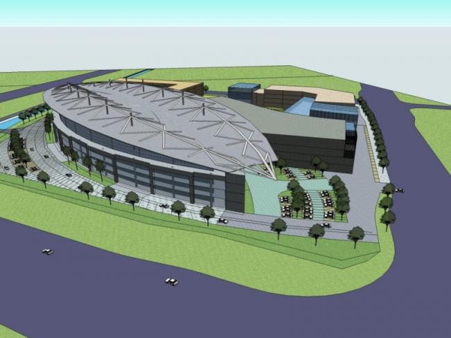 Sketchup商业模型|多层商业建筑，现代风格