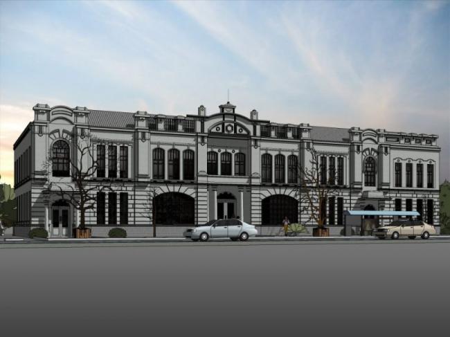 Sketchup学校模型|多层小学学校，校园教育建筑，古典风格