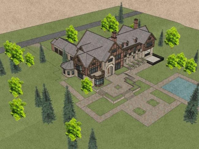 Sketchup商业模型|多层会所，古典风格