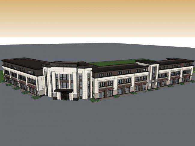 Sketchup商业模型|多层商业中心，现代风格