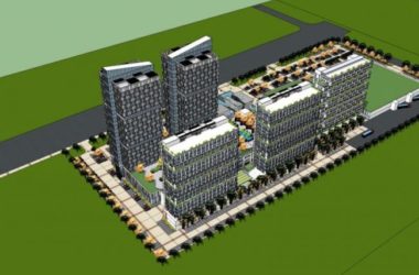 Sketchup综合体模型|多高层商业综合体，住宅，办公，现代风格-BIM建筑网