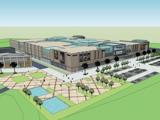 Sketchup商业模型|多层商业综合体，现代风格